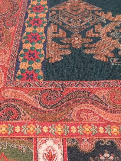 Shop Pierre-louis Mascia Tapestry Pattern Throw Blanket In Red