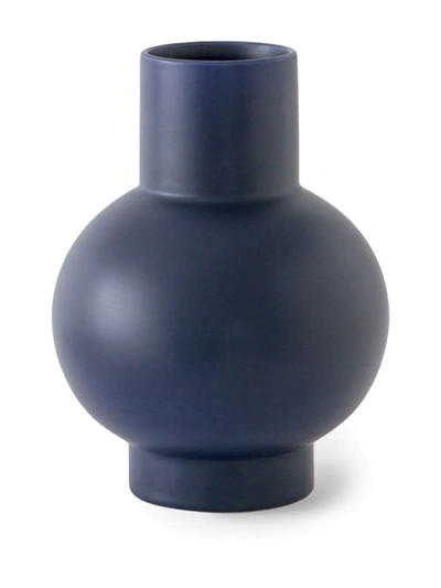 Shop Raawi Strøm Vase (16cm) In Blue
