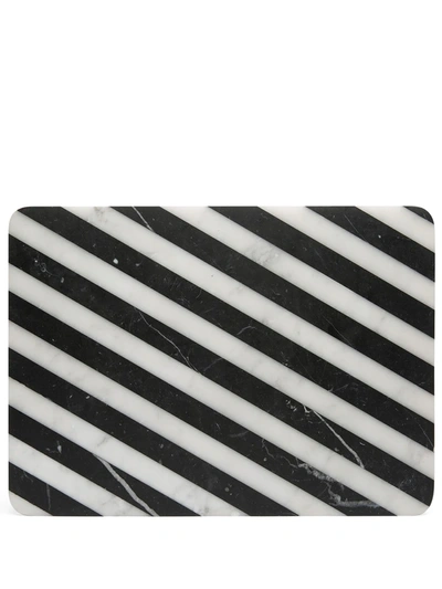 Shop Editions Milano Alice Marble Chopping Board (36cm) In Black