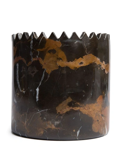 Editions Milano Small Triangoli Vase (15cm) In Black