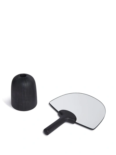 Zanat Nur Desk Mirror (38cm) In Black