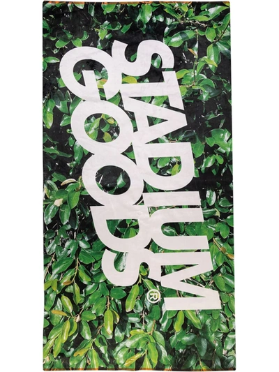 Shop Stadium Goods Logo Print Towel In Green