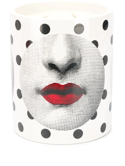 Shop Fornasetti Profumi Comme Des Forna Scented Candle In White