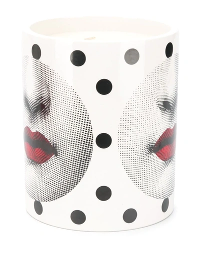 Shop Fornasetti Profumi Comme Des Forna Scented Candle In White