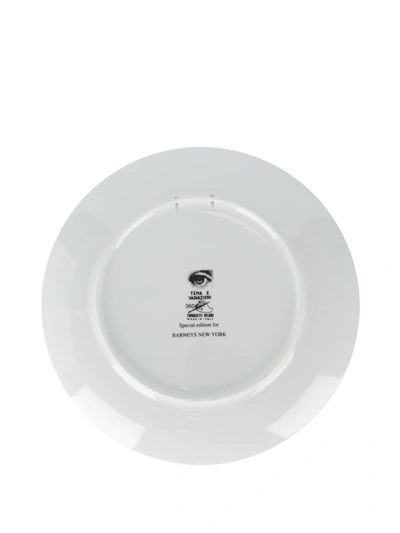 Shop Fornasetti Tema E Variazioni Apple Plate In White
