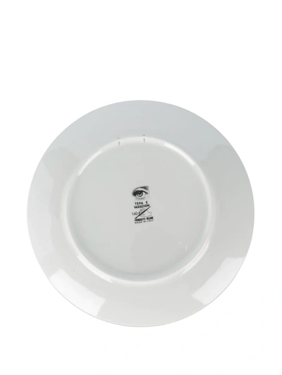 Fornasetti Tema E Variazioni Nº 140 Wall Plate In White