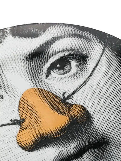 Fornasetti Tema E Variazioni Nº 140 Wall Plate In White