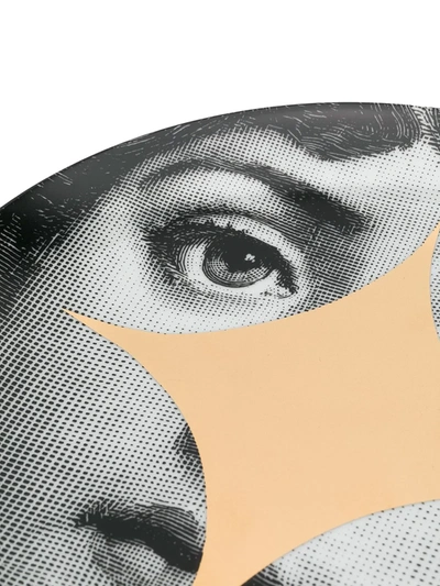 Fornasetti T&v 'diamante' Wall Plate In White