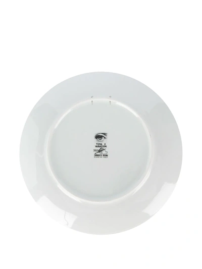 Fornasetti Tema E Variazioni Nº 362 Wall Plate In White