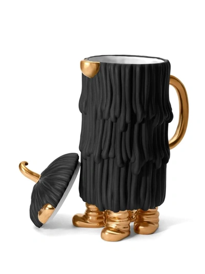 Shop L'objet Haas Djuna Coffee And Tea Pot In Black