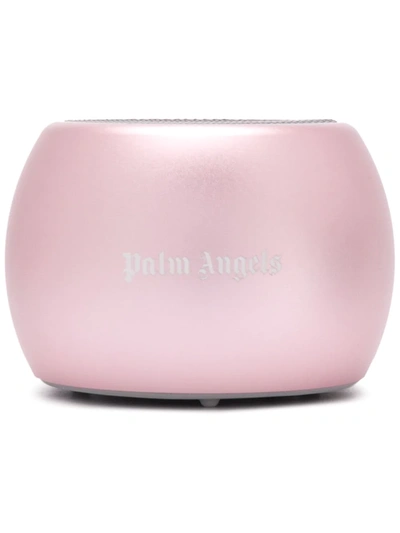 Shop Palm Angels Logo-print Portable Speaker 4cmx5.5cm In Pink