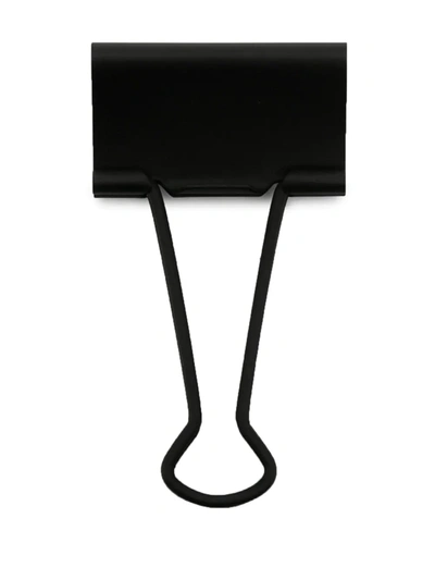 Shop Off-white Logo Binder Clip In Black