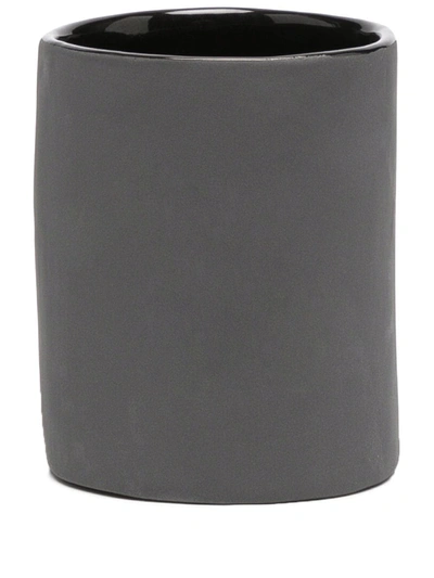 Shop Off-white Matte Ceramic Glass In Black