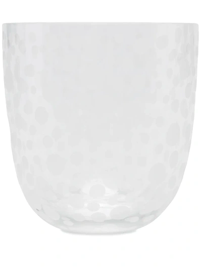 Shop Carlo Moretti Polka Dot Pattern Glass In White