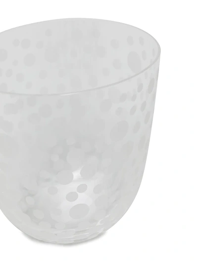 Shop Carlo Moretti Polka Dot Pattern Glass In White