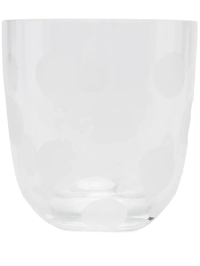 Shop Carlo Moretti Polka Dot Print Glass In White