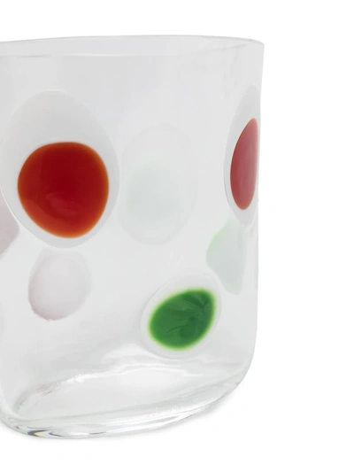 Carlo Moretti Polka Dot Pattern Glass In White