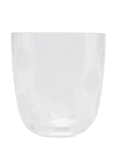 Carlo Moretti Polka Dot Print Glass In White