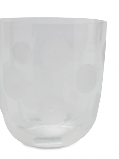 Shop Carlo Moretti Polka Dot Print Glass In White