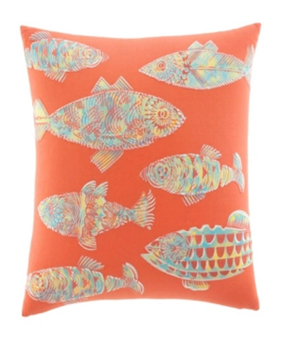 Shop Tommy Bahama Home Tommy Bahama Batic Fish Sunset Orange Throw Pillow