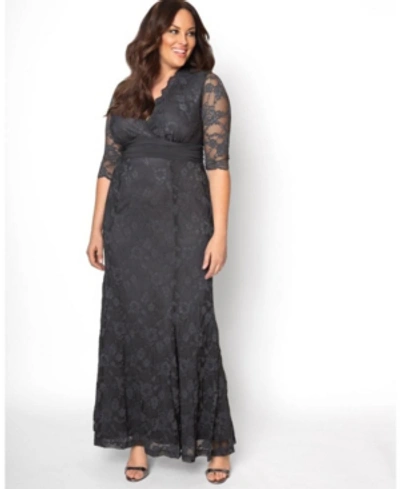 Shop Kiyonna Women's Plus Size Screen Siren Lace Gown