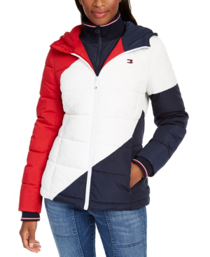 tommy hilfiger puffer jacket women's sale
