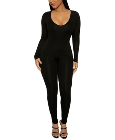 Shop Naked Wardrobe V-neck Jumpsuit