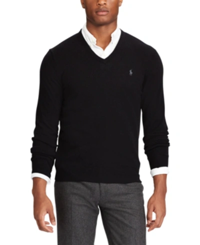 Shop Polo Ralph Lauren Men's Washable Merino Wool Sweater