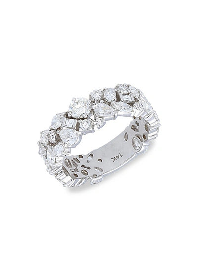Shop Nephora 14k White Gold & Diamond Ring