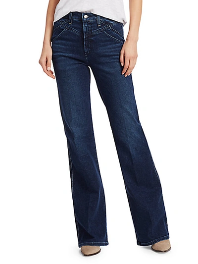 Shop Joe's Jeans Molly High-rise Flare Jeans In Longhorn