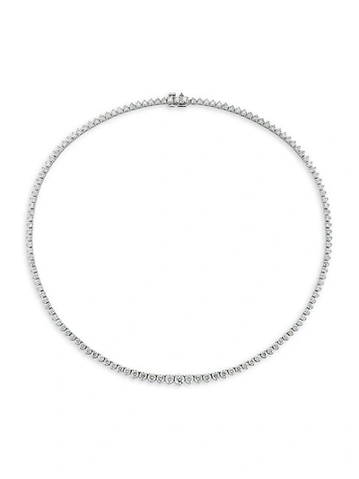 Shop Nephora 14k White Gold & Diamond Necklace