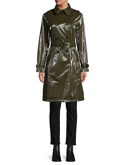 Shop Jane Post Women's Piccadilly Trench Coat In Army