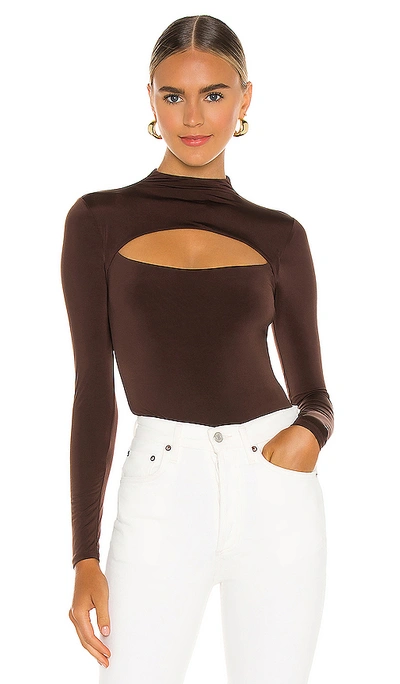 Shop Lovers & Friends Electra Bodysuit In Brown