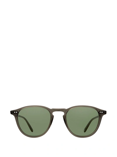 Shop Garrett Leight Hampton Sun Black Glass Sunglasses In Blgl/sfpg15
