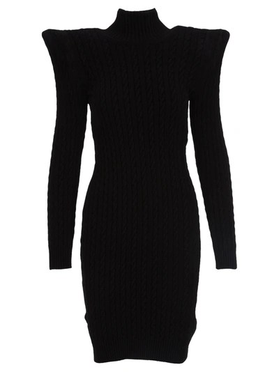 Shop Balenciaga Pagoda Dress In Black