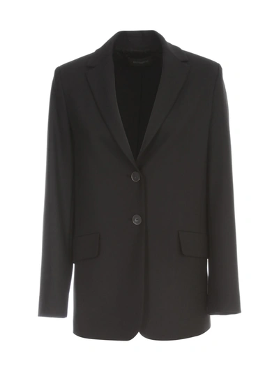 Shop Antonelli Soft Jacket 2 Buttons In Nero