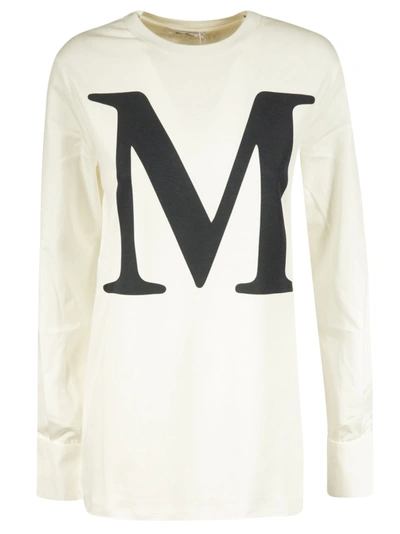 Shop Max Mara Simeone Sweatshirt In White