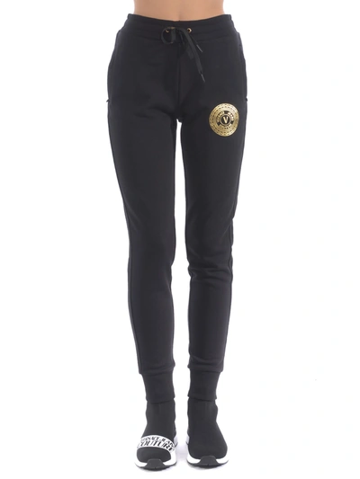 Shop Versace Jeans Couture Pants In Nero