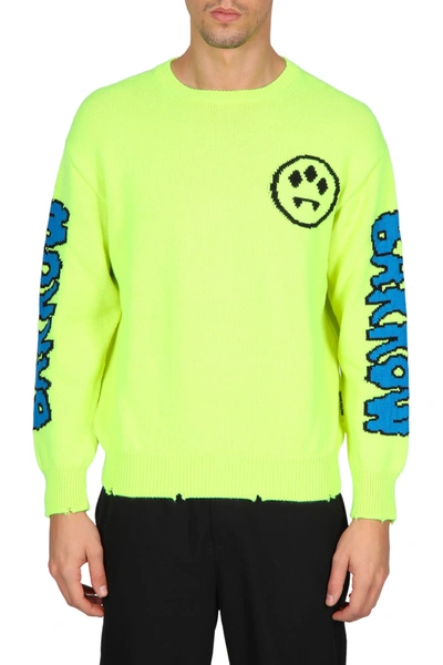 Shop Barrow Smile Sweater In Giallo