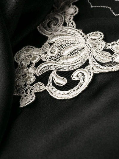 Shop La Perla Maison Lace Trim Camisole In Black