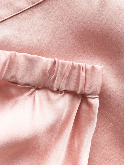 Shop La Perla Maison Silk Shorts In Pink