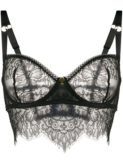 Shop Maison Close Inspiration Divine Bra In Black