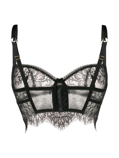 Shop Maison Close Inspiration Divine Bra In Black