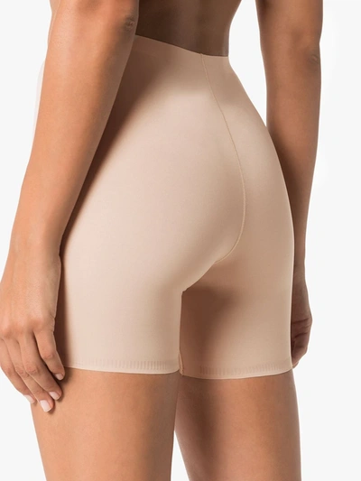 Shop Spanx Thinstincts Girl Shorts In Neutrals