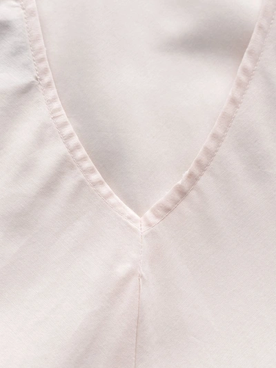 Shop Pour Les Femmes Floor-length Slip Nightdress In Pink