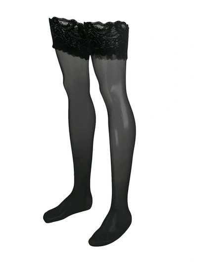 Wolford Satin Touch 20 Stay-up In Black