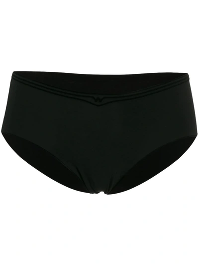 Shop Wolford 3w Panty Briefs In Black