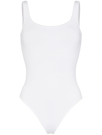 Shop Wolford Jamaika String Body Top In White