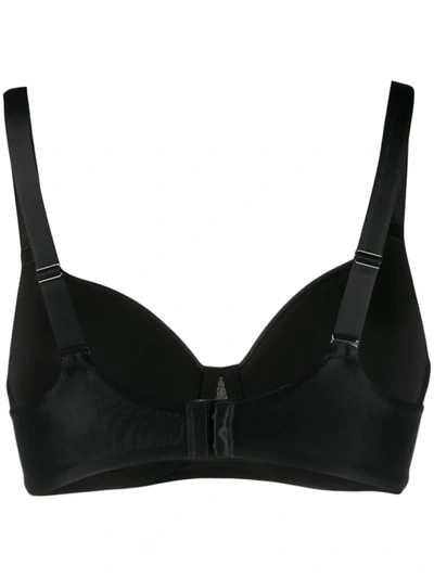 Shop Wolford Sheer Touch Underwired Bra In Black