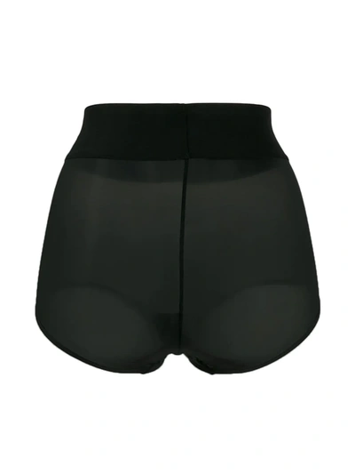 Shop Wolford Sheer Touch Control Panty In Black
